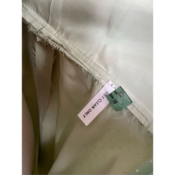 Vintage 1970s Green Evening Dress - Picture 7 of 8